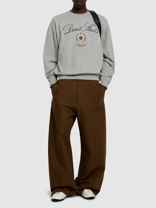 LuisaViaRoma DunstFelpa Classic In Cotone Con Logo