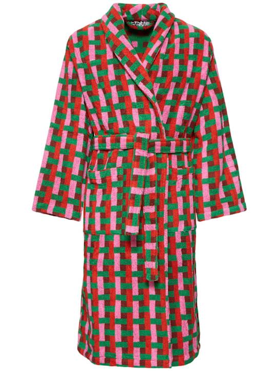 LuisaViaRoma Dusen DusenAccappatoio Red Weave