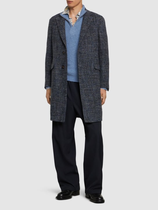 LuisaViaRoma EtroCappotto Monopetto In Misto Lana