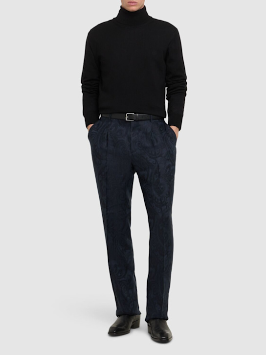 LuisaViaRoma EtroMaglia Collo Alto In Lana