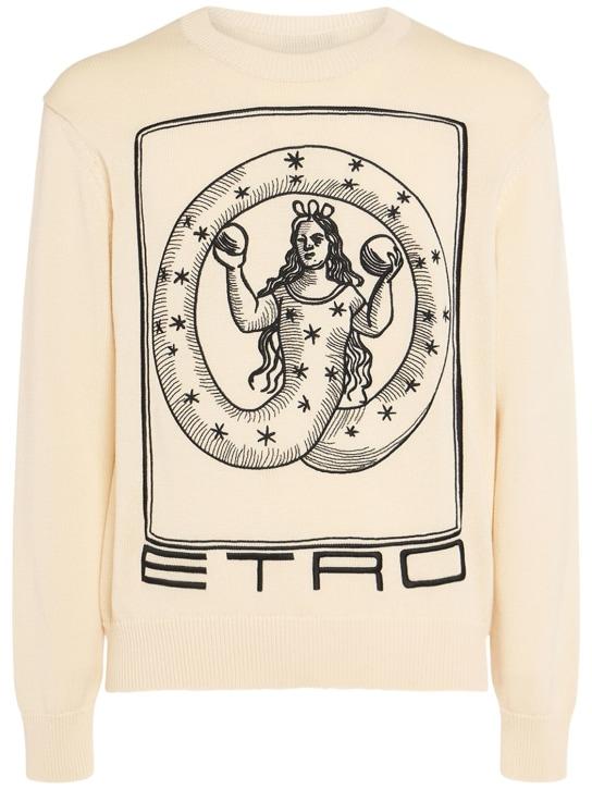 LuisaViaRoma EtroMaglia in cotone con logo