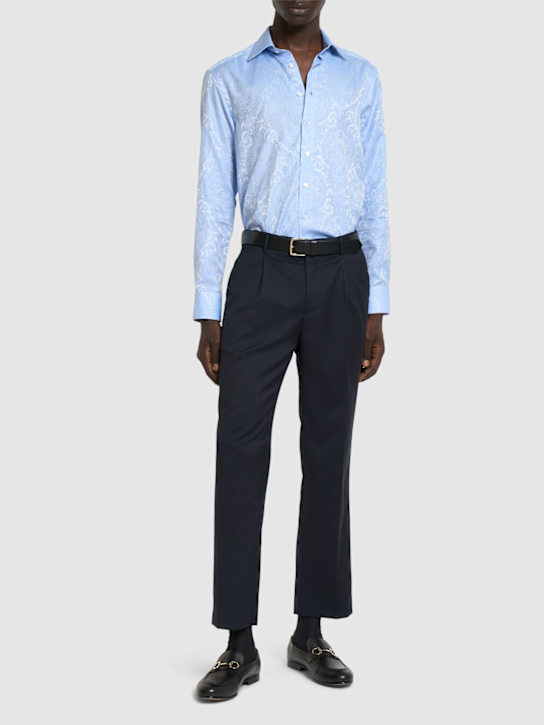 LuisaViaRoma EtroPantaloni In Lana Con Pinces