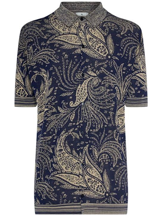 LuisaViaRoma EtroPolo in maglia di cotone