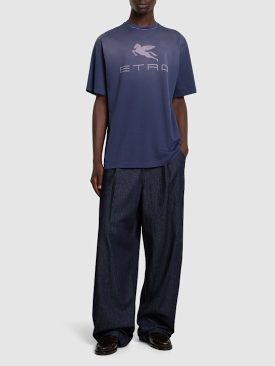 LuisaViaRoma EtroT-shirt In Cotone Con Logo