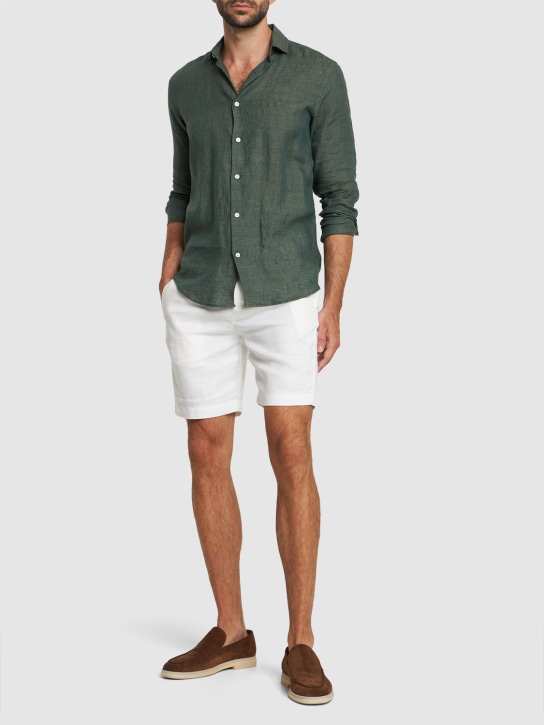 LuisaViaRoma Frescobol CariocaShorts In Lino