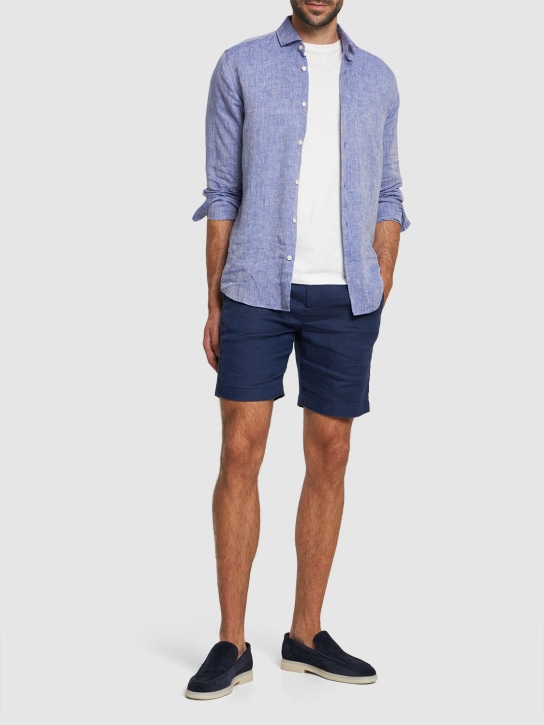 LuisaViaRoma Frescobol CariocaShorts In Lino