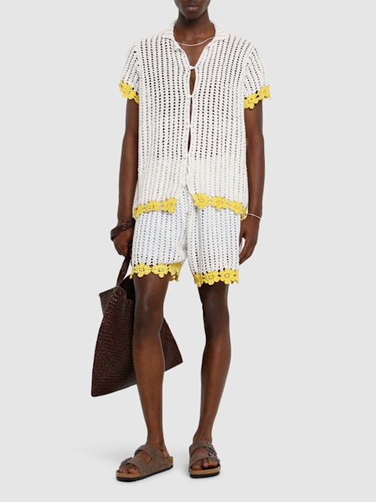LuisaViaRoma HaragoCamicia In Crochet Di Cotone