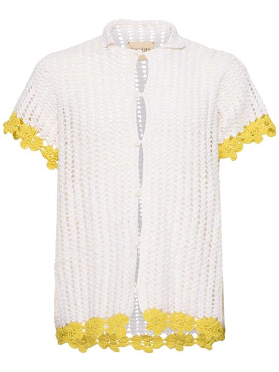 LuisaViaRoma HaragoCamicia in crochet di cotone