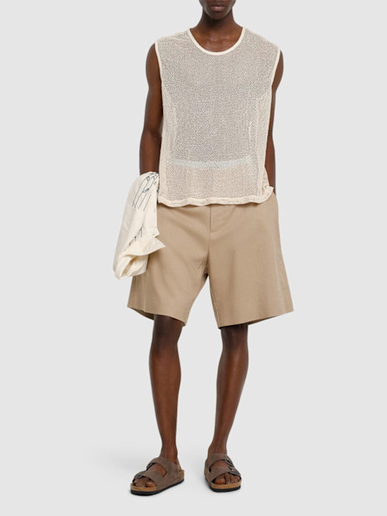 LuisaViaRoma HaragoTank Top In Cotone Crochet