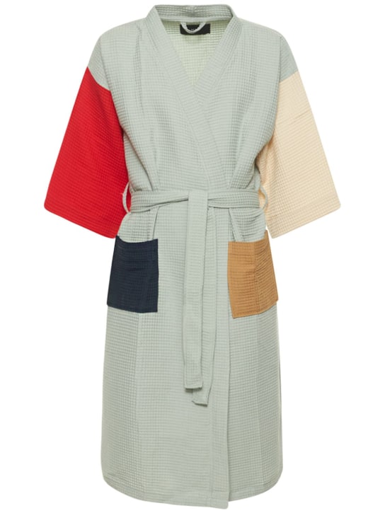 LuisaViaRoma HAYAccappatoio Waffle in misto cotone