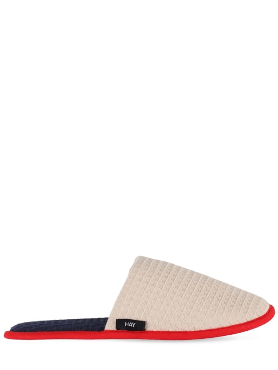 LuisaViaRoma HAYSlipper Waffle in misto cotone