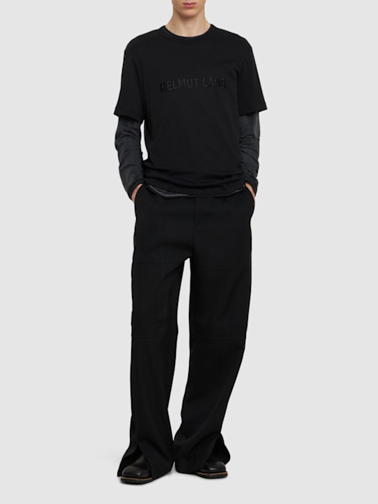 LuisaViaRoma Helmut LangT-shirt In Cotone Con Logo