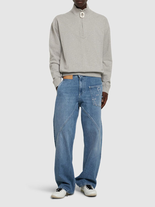 LuisaViaRoma JW AndersonFelpa Con Mezza Zip