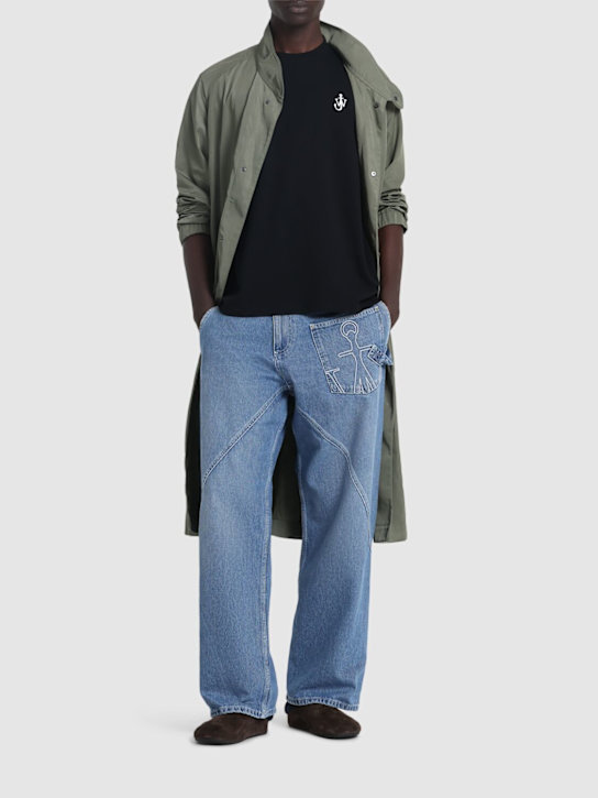 LuisaViaRoma JW AndersonT-shirt Anchor Ricamata