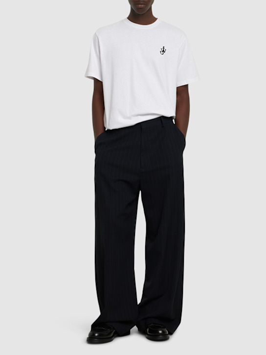 LuisaViaRoma JW AndersonT-shirt Anchor Ricamata
