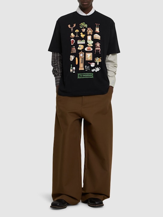 LuisaViaRoma JW AndersonT-shirt Diorama Stampata