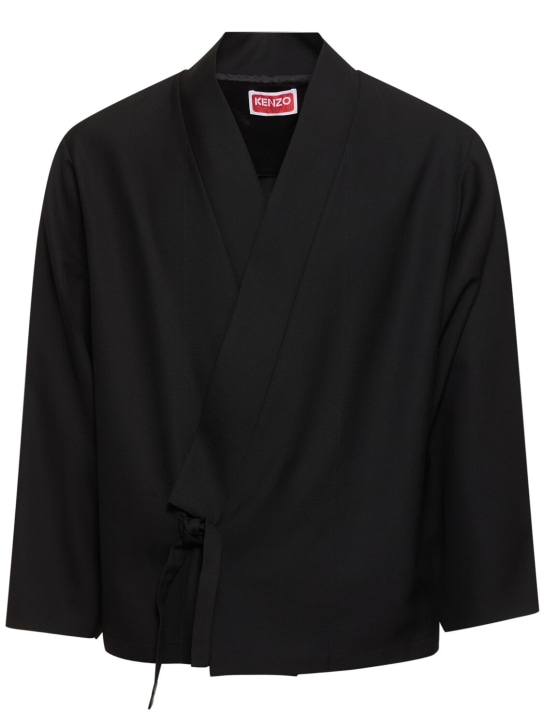 LuisaViaRoma Kenzo ParisGiacca Kimono in lana