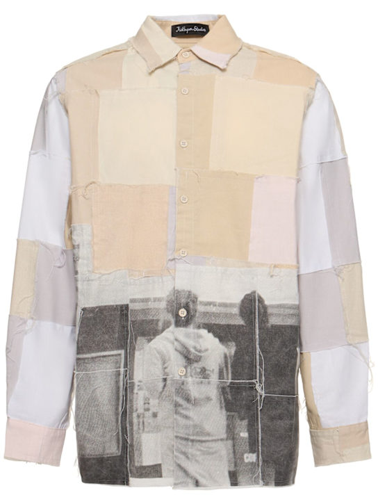 LuisaViaRoma KidSuper StudiosCamicia patchwork