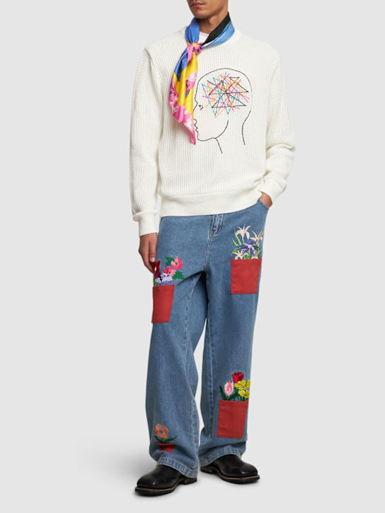 LuisaViaRoma KidSuper StudiosFelpa Face In Maglia
