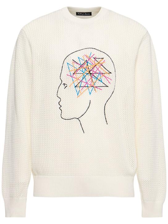 LuisaViaRoma KidSuper StudiosFelpa Face in maglia