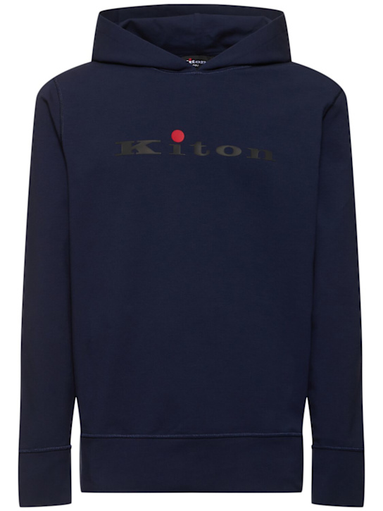 LuisaViaRoma KitonFelpa in misto cotone con logo