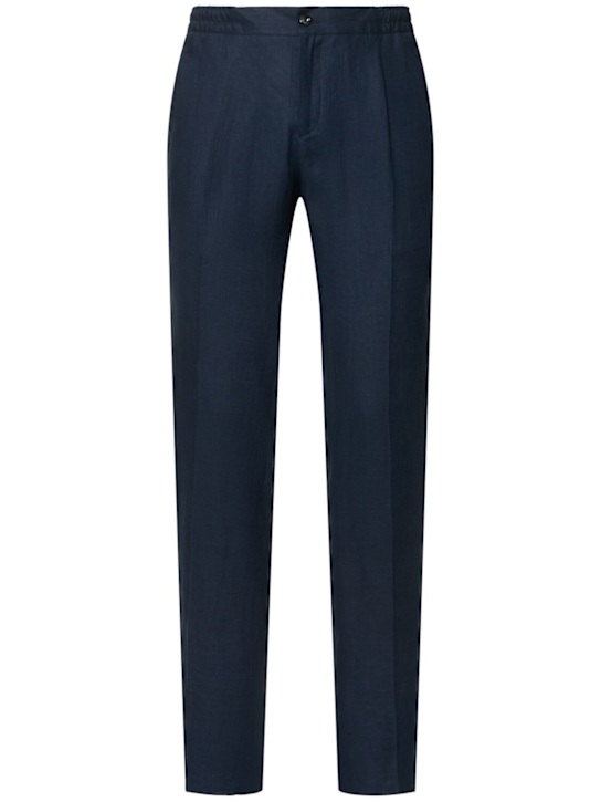 LuisaViaRoma KitonPantaloni in lino con pinces