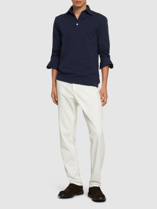 LuisaViaRoma KitonPolo Positano In Misto Cotone