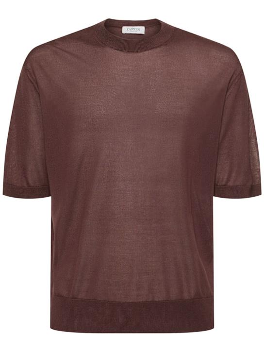 LuisaViaRoma LaneusT-shirt in maglia