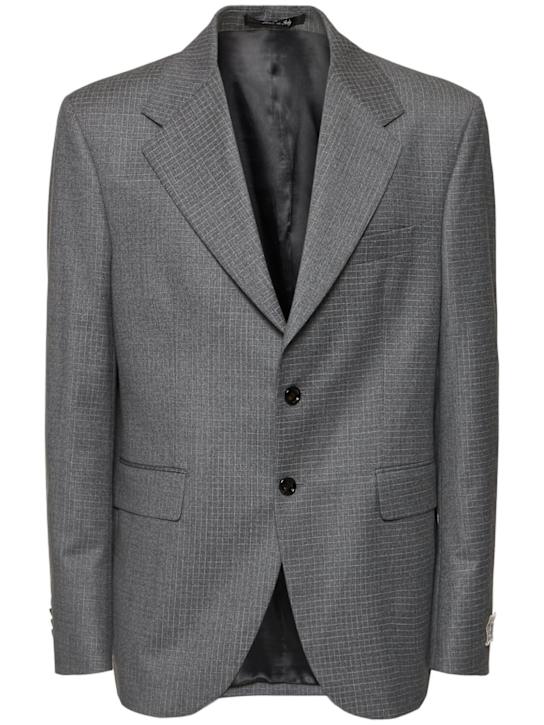 LuisaViaRoma Lc23Blazer in lana ripstop