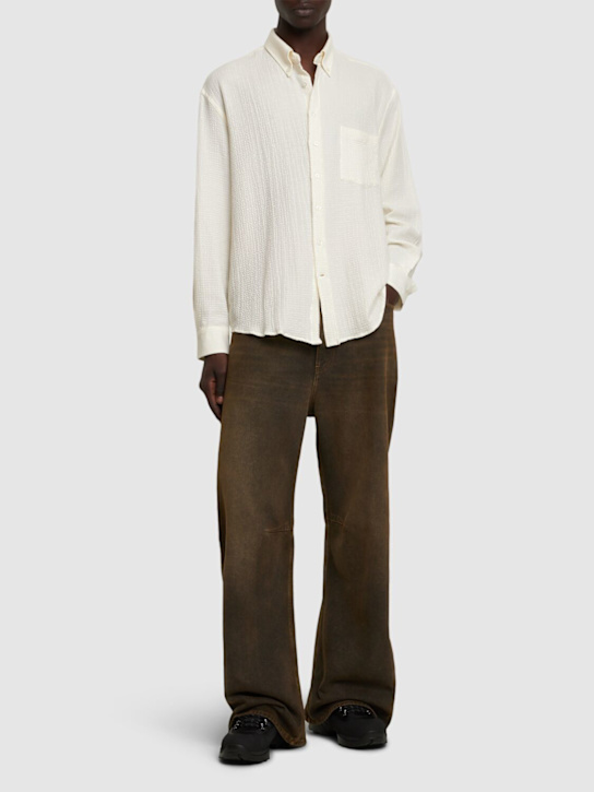 LuisaViaRoma Lc23Camicia In Seersucker
