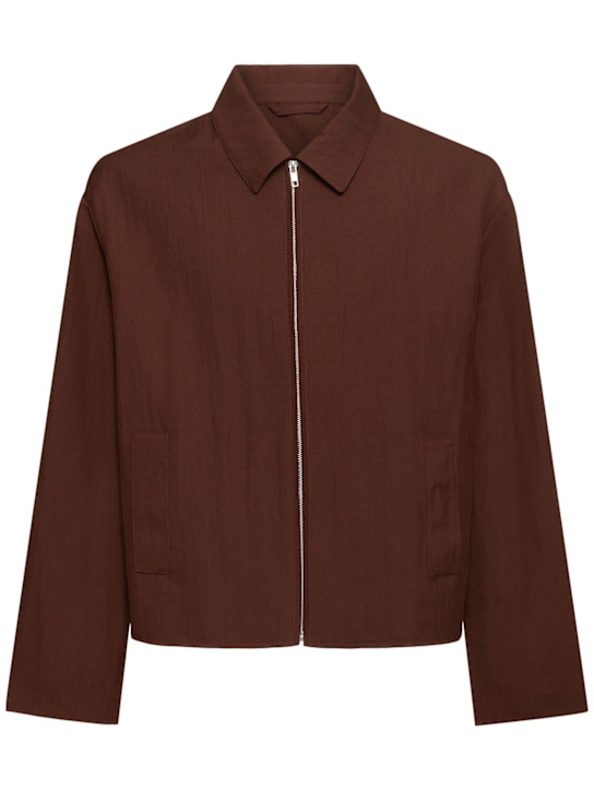 LuisaViaRoma Lc23Linen blend overshirt