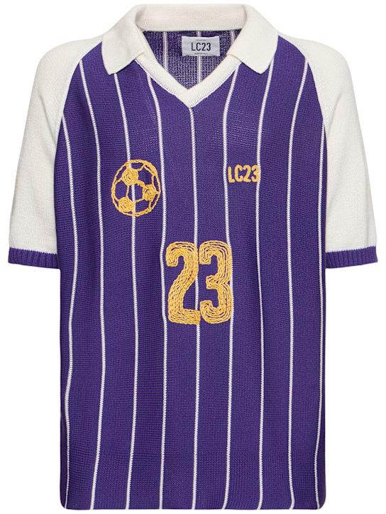 LuisaViaRoma Lc23Retro football polo sweater