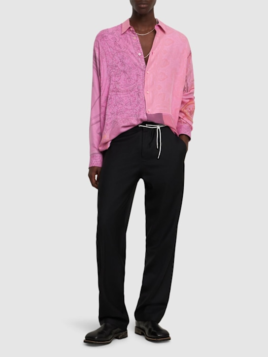 LuisaViaRoma MaglianoCamicia Pink Surplus In Seta