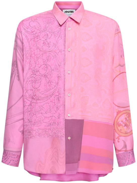 LuisaViaRoma MaglianoCamicia Pink Surplus in seta