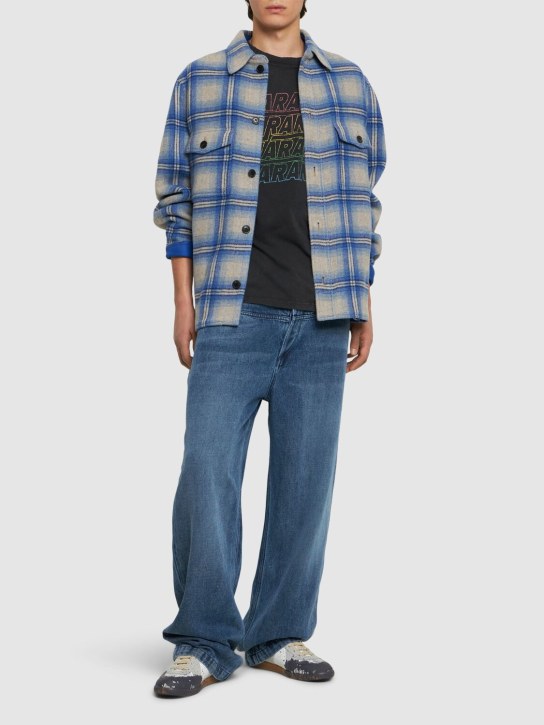 LuisaViaRoma MarantGiacca In Misto Lana Check