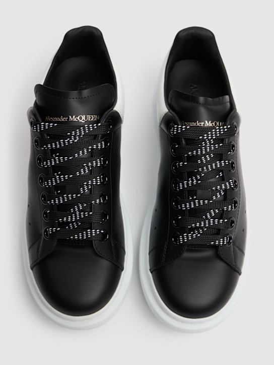 LuisaViaRoma McQueenOversized Leather Sneakers
