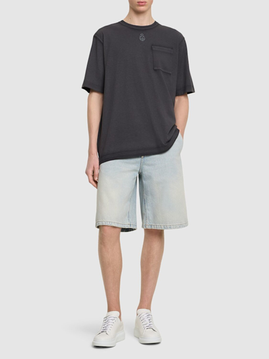 LuisaViaRoma McQueenShorts In Denim Di Cotone