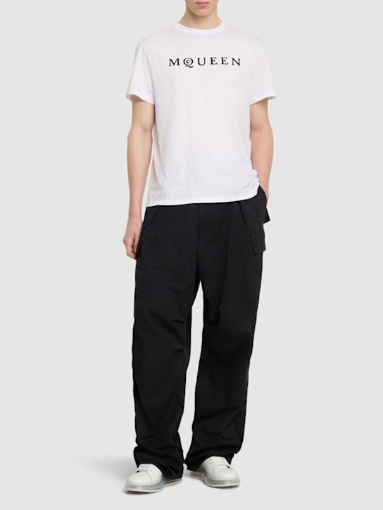 LuisaViaRoma McQueenT-shirt In Cotone Con Logo