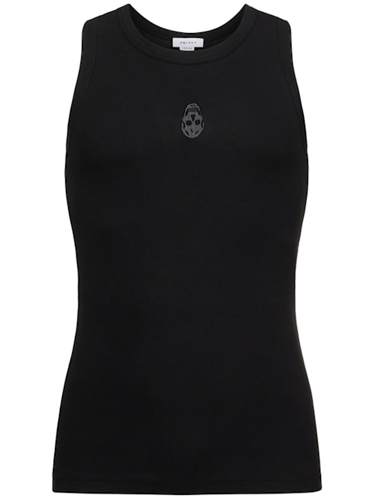 LuisaViaRoma McQueenTank top in jersey con logo
