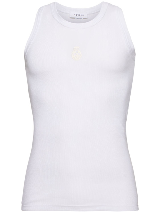 LuisaViaRoma McQueenTank top in jersey con logo