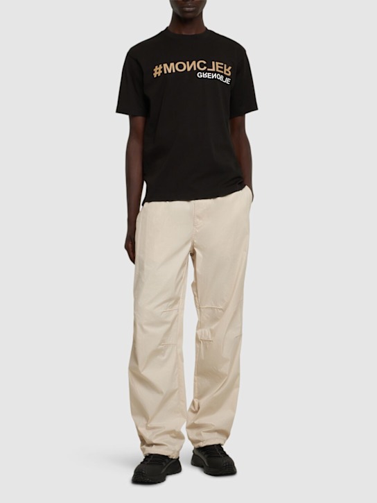 LuisaViaRoma Moncler GrenobleLogo Cotton T-shirt