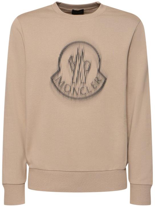 LuisaViaRoma MonclerFelpa in cotone con logo