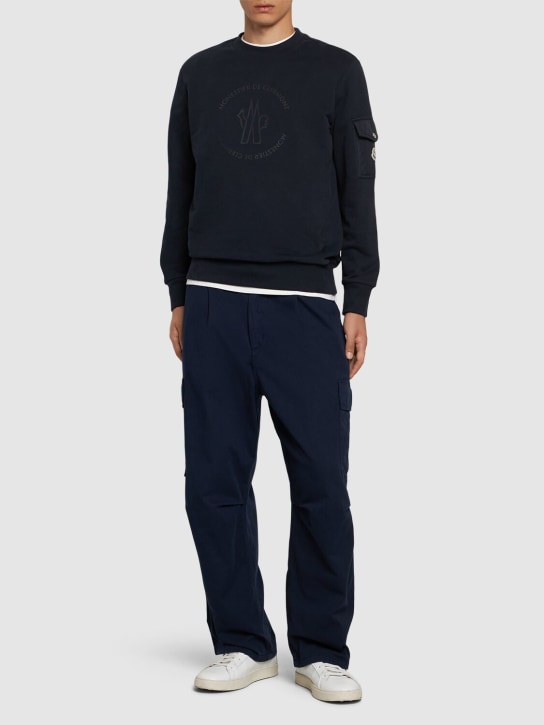 LuisaViaRoma MonclerFelpa In Cotone Con Logo