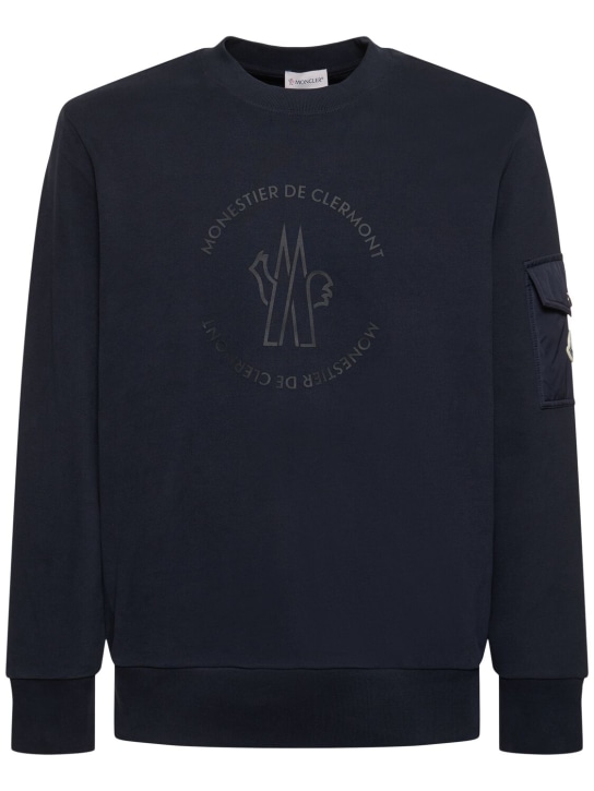 LuisaViaRoma MonclerFelpa in cotone con logo