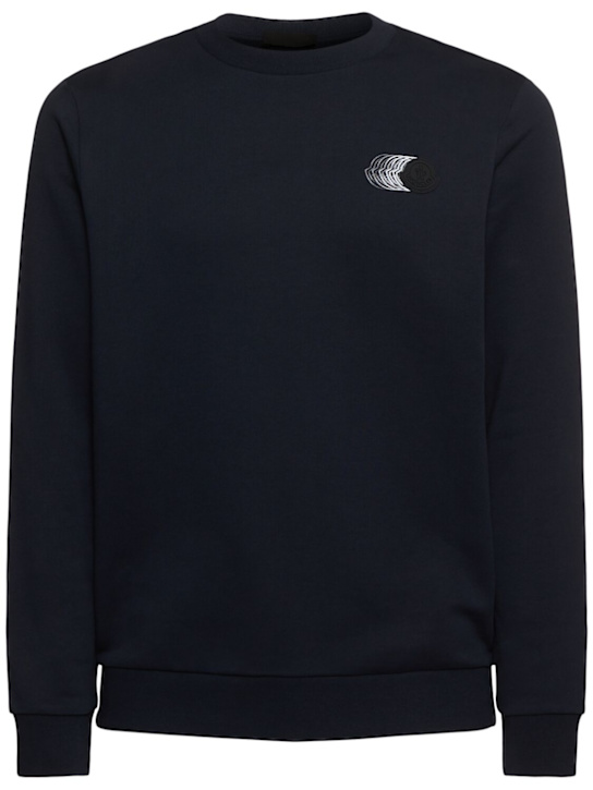 LuisaViaRoma MonclerFelpa in cotone con logo