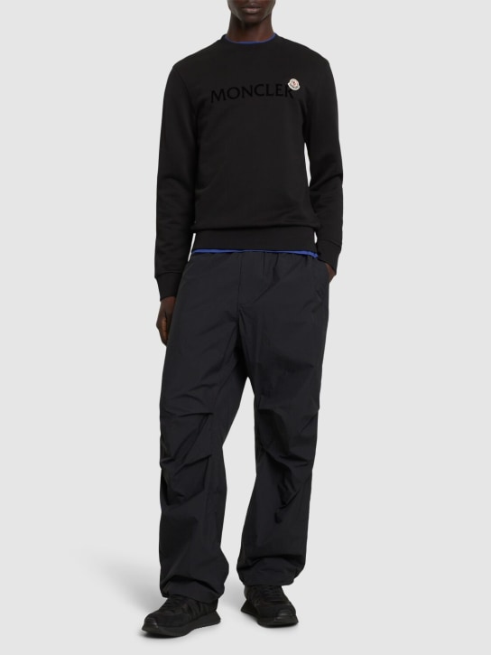 LuisaViaRoma MonclerFelpa In Cotone Con Patch Logo