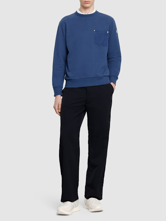 LuisaViaRoma MonclerFelpa In Denim E Cotone