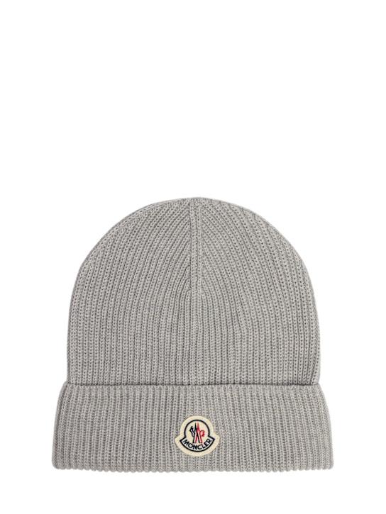 LuisaViaRoma MonclerLogo cotton beanie