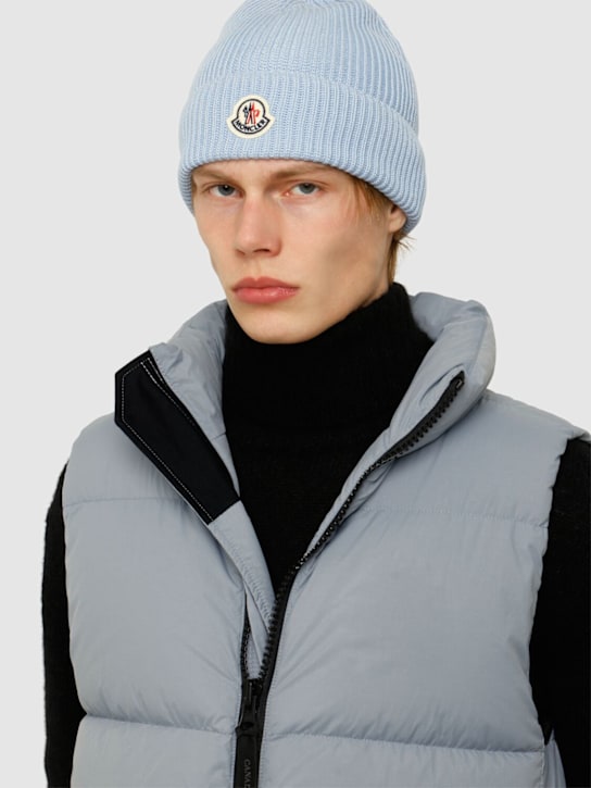 LuisaViaRoma MonclerLogo Cotton Beanie