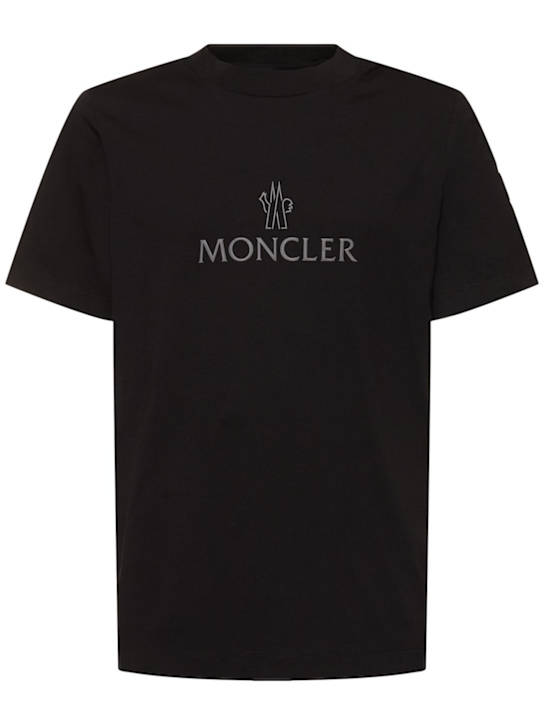 LuisaViaRoma MonclerLogo cotton t-shirt